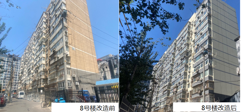 工程掠影:龍?zhí)督值缽V渠門內(nèi)大街6號樓、8號樓綜合整治項目